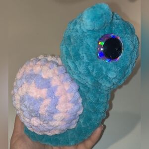 Colorful Crochet Plush Snail